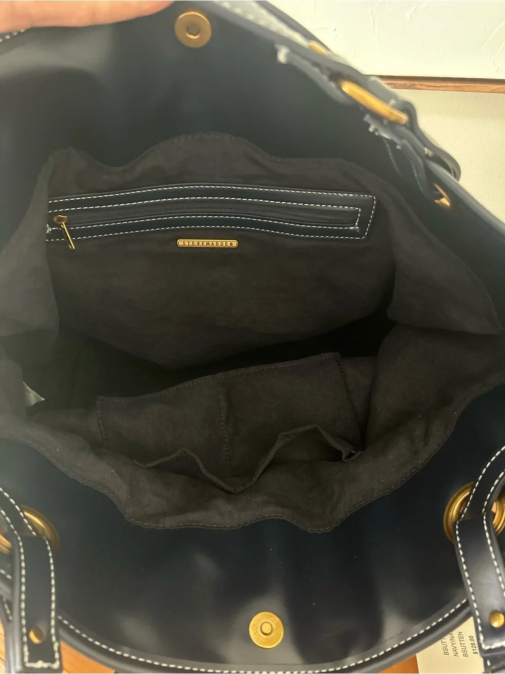 Steve Madden BOGO Canvas Tote with Matching Crossbody - Picture 4 of 6